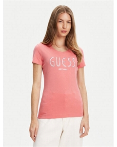 Футболка обычного кроя W5YI05 J1314, розовый Guess