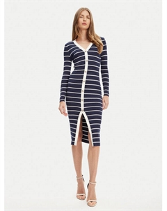 Облегающее трикотажное платье W5YK98 Z2YK2, синий Guess