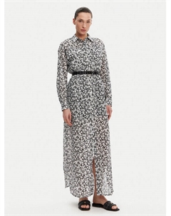 Свободный крой платья-рубашки MS582UXH7F, черный Michael michael kors