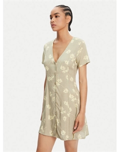 Летнее платье стандартный крой 2230088075845, зеленый Rvca