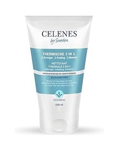 Термальная 3 в 1 отшелушивающая маска - 150 мл - средство для удаления черных точек и очищения лица Celenes by sweden