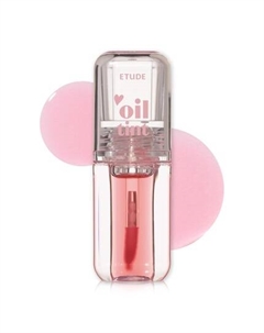 Dear Darling Oil Tint #5 Red Oil 4.2g Высокоувлажняющее и сильно увлажняющее масло для губ Блеск для губ Гладкие и влажные губы Нелипкий масляный оттенок для губ Для сухих губ K-beauty Etude