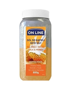 Соль для ванн «Молоко и мед» 800 г ‎ On line