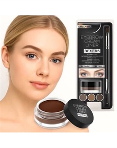 Косметика Dipbrow Помада для бровей Макияж с двойной кистью - 4 оттенка Rever's