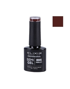 Гибридный лак для ногтей 885 Merlot 8 мл Elixir