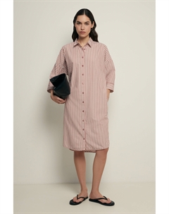 Платье рубашка в полоску из мягкого хлопка Finn flare