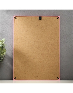 Фоторамка пластик l-1 21х30 см розовый (пластиковый экран) Keep memories