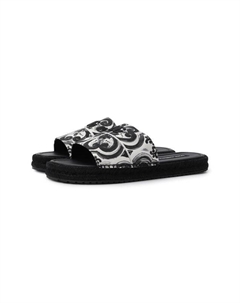 Комбинированные шлепанцы Dolce&gabbana