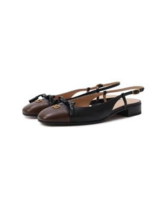 Кожаные балетки Valet du Roi Valentino