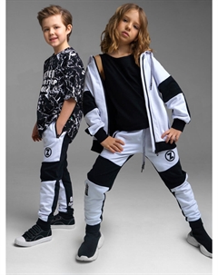 Брюки из футера унисекс Playtoday tween