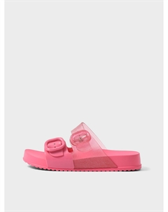 Шлепанцы с пряжками, фуксия Melissa