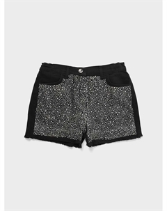 Шорты джинсовые со стразами Patrizia pepe