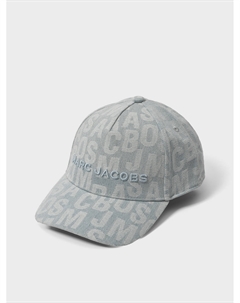 Бейсболка джинсовая со сплошным лого Marc jacobs