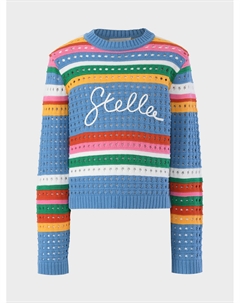 Джемпер в разноцветную полоску Stella mccartney