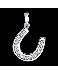 Подвеска из серебра с фианитами Sokolov