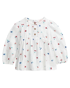 Блузка с длинным рукавом для маленькой девочки Original marines