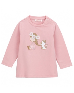 Лонгслив для маленькой девочки Original marines