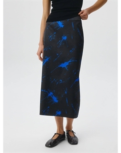 Юбка миди с жатым эффектом Sela