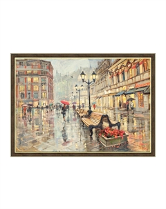 Репродукция в раме Кузнецкий мост Hoff