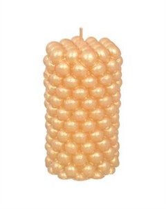 Свеча декоративная Бусинки, 8.5х5 см, в ассортименте Мультидом