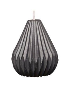 Свеча декоративная Груша грань, 6.5х6.5х8 см, в ассортименте Мультидом