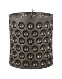 Свеча декоративная Горошек, 5.5х5.5х6.5 см, в ассортименте Мультидом