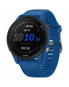 Смарт-часы Garmin Forerunner 255 с синим ремешком 45,6мм