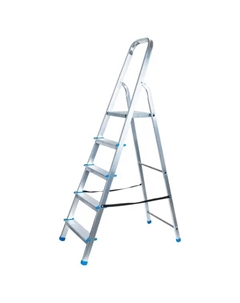 Стремянка алюминиевая STR-AL-5 5 ступеней, максимальная нагрузка 150 кг Ladderbel