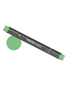 Маркер двухсторонний на спиртовой основе №652 зеленый яркий Stylefile