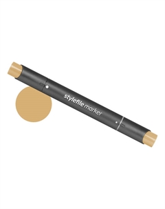 Маркер двухсторонний на спиртовой основе №118 охра желтая Stylefile