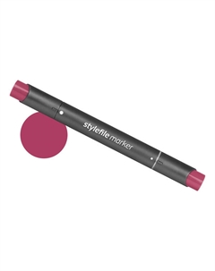 Маркер двухсторонний на спиртовой основе №372 красный винный Stylefile