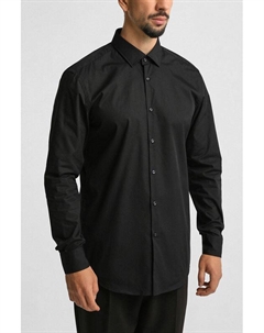 Рубашка хлопковая облегающего кроя Hugo