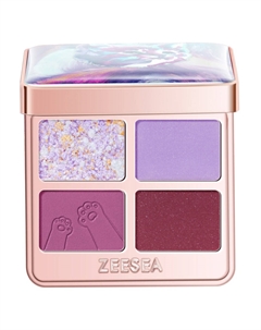 TIPSY KITTY EYESHADOW QUAD Тени для век Zeesea