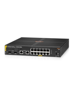 Коммутатор Aruba 6100, управляемый, кол-во портов: 12x1000 SFP+ 2x10 Гбит/с, PoE: 12x30 Вт (макс. 139 Вт) (JL679A) Hpe