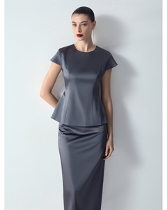 Костюмная блузка с коротким рукавом Emka