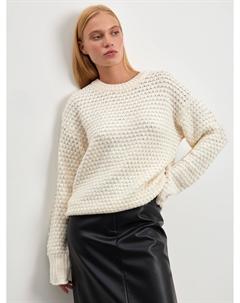 Джемпер с текстурной вязкой Emka