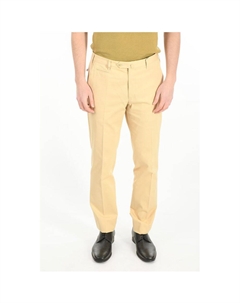Брюки LEADER из хлопка с карманом-молнией, Beige Corneliani