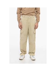 Брюки-карго из твиловой ткани со шлевками для ремня, Beige Isabel marant