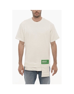 Однотонная футболка с круглым вырезом и карманом на талии, White Ambush