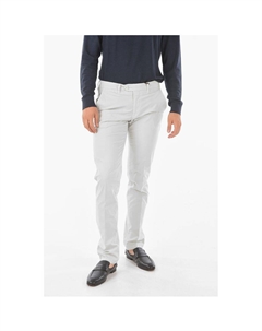 Брюки-чиносы из эластичного хлопка с 5 карманами ID, White Corneliani