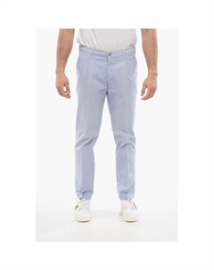 Хлопковые брюки-чинос с четырьмя карманами, Light Blue Corneliani