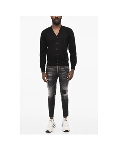 Черный хлопковый свитер, Black Dsquared2
