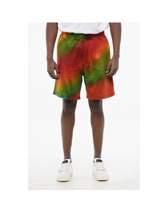Трикотажные шорты с принтом тай-дай и эластичным поясом, Multicolor Dsquared2