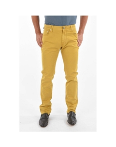 Джинсовые брюки ID LUXURY DENIM LAZISE с 5 карманами, Yellow Corneliani