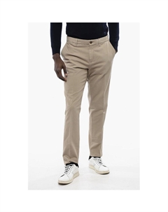 Брюки-чиносы ID Stretch Cotton с петлями для ремня, Beige Corneliani
