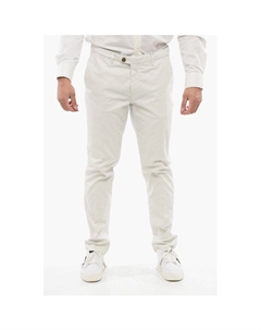 Брюки-чиносы ID Stretch из хлопка, White Corneliani