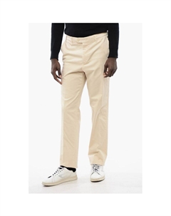ID Стандартная талия Хлопок Эластичный LENDINARA Чиносы Брюки, Beige Corneliani