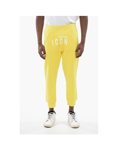 Джоггеры ICON из хлопка с принтом, Yellow Dsquared2