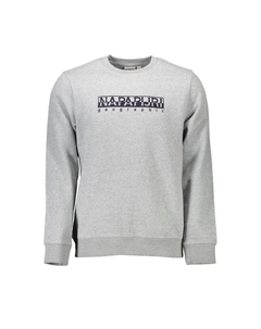 Серый хлопковый мужской свитер, Gray Napapijri