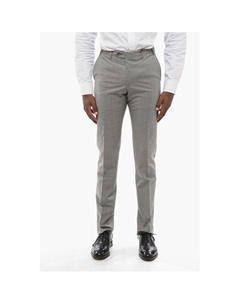 CC COLLECTION Брюки из смесовой шерсти со шлевками для ремня, Gray Corneliani